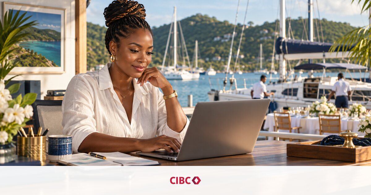 Antiguan hospitality and yachting business preparing online card payments